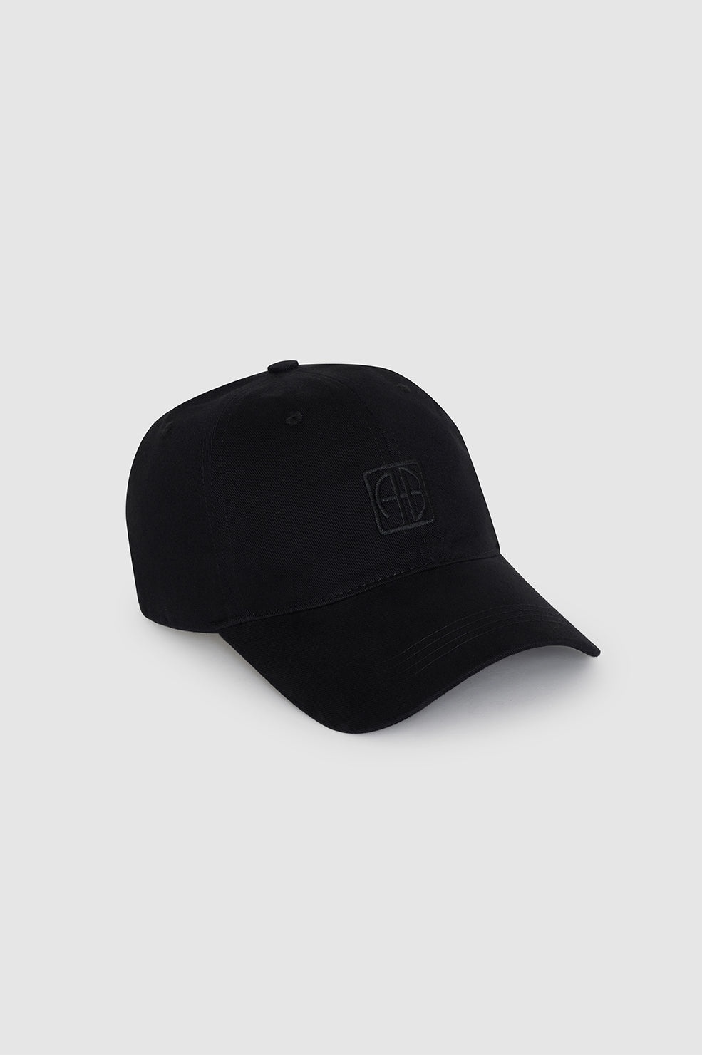 Jeremy Baseball Cap Framed Monogram - Black - 3