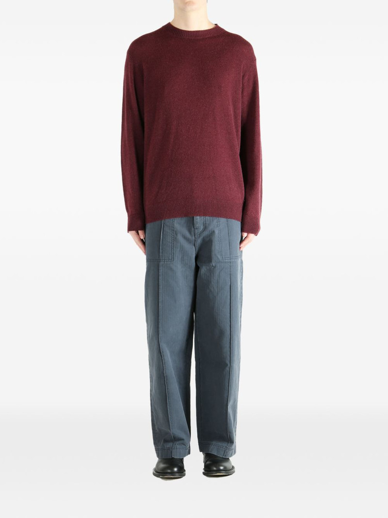 The Elder Statesman crew-neck long-sleeve sweater outlook