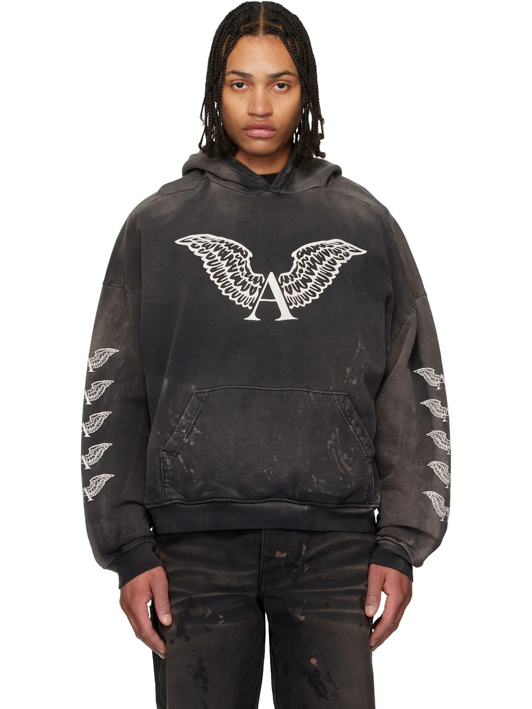 Black Logo Hoodie - 1