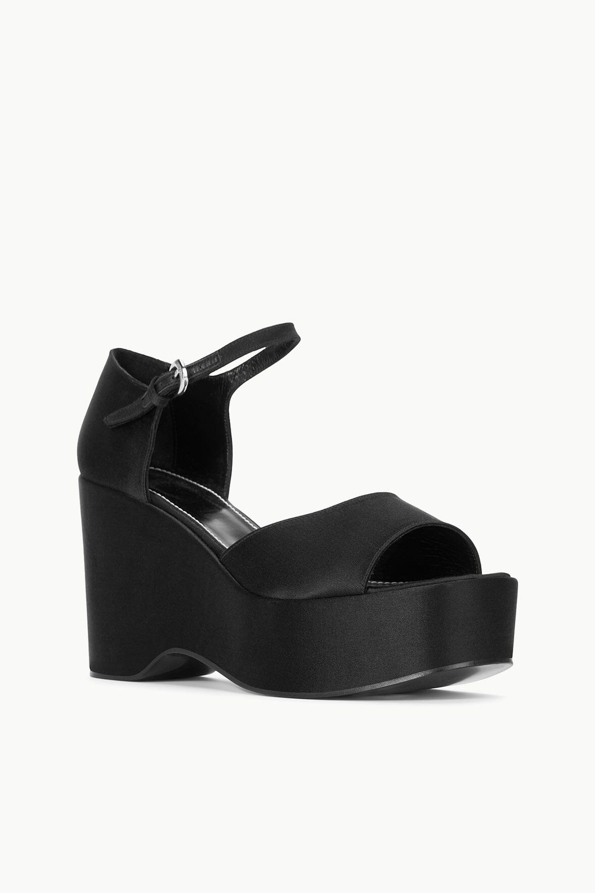 STAUD STELLA PLATFORM SANDAL BLACK - 3