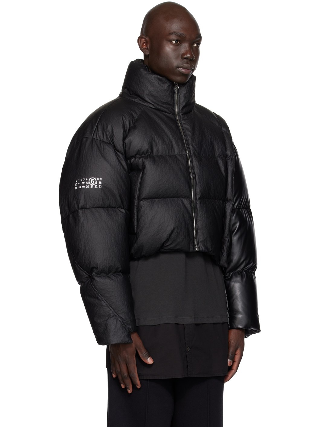 MM6 Maison Margiela Black CHENPENG Edition Down Jacket