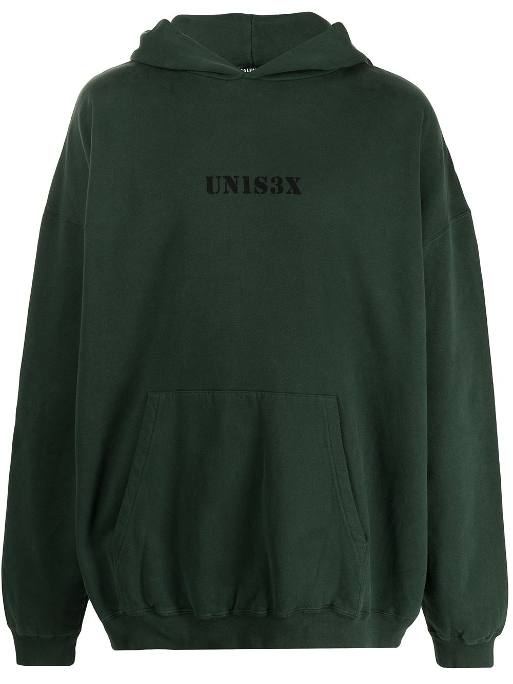 Unisex-print oversized hoodie - 1