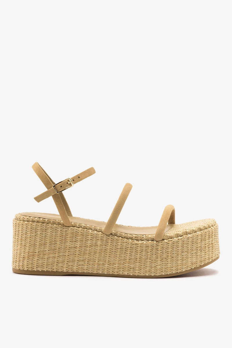 Gio Flatform Peanut Suede 1