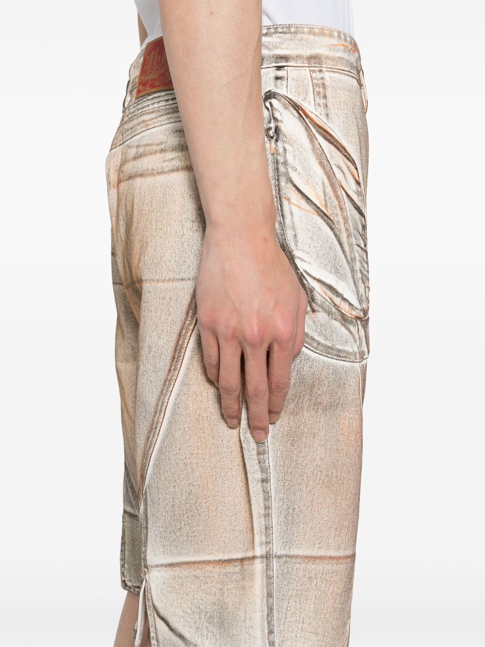 printed corset shorts - 5