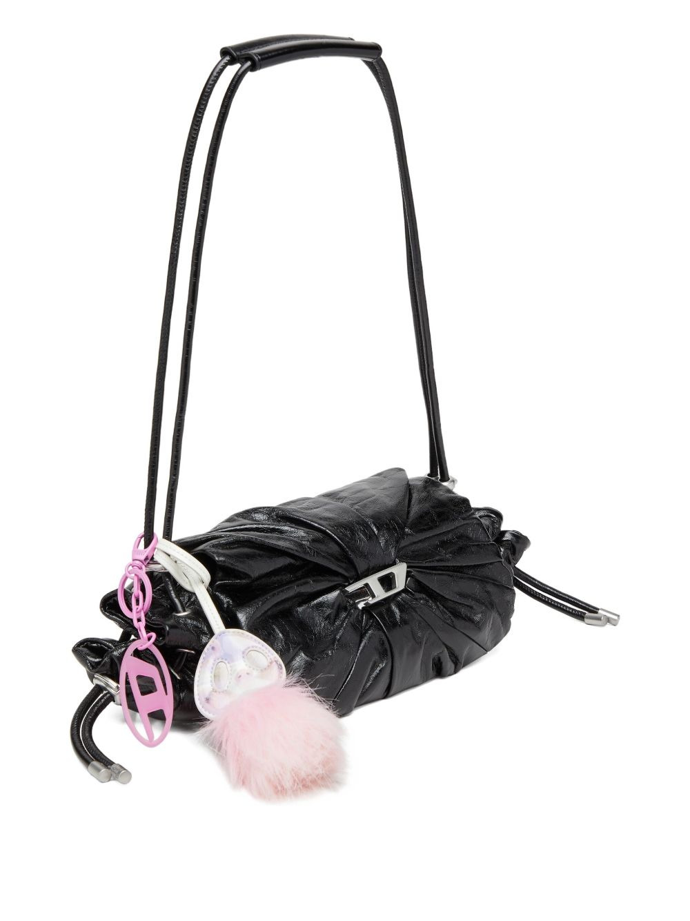 oval d charm keyring - 2