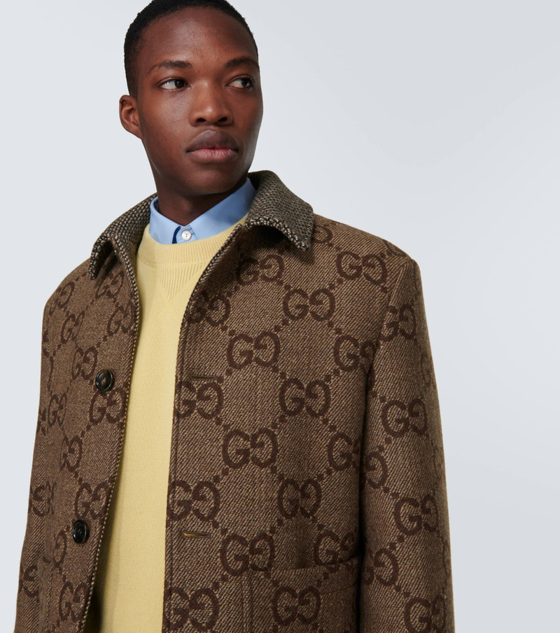 Maxi GG wool jacquard jacket 5