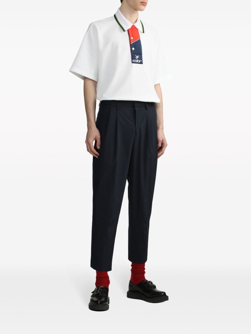 logo-embroidered polo shirt - 2