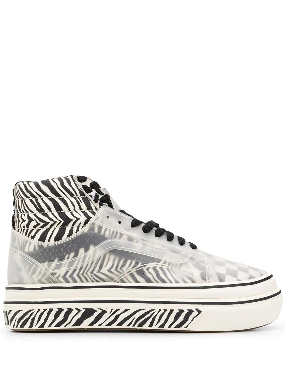 mixed media Comfycush Sk8-Hi Skool trainers - 1