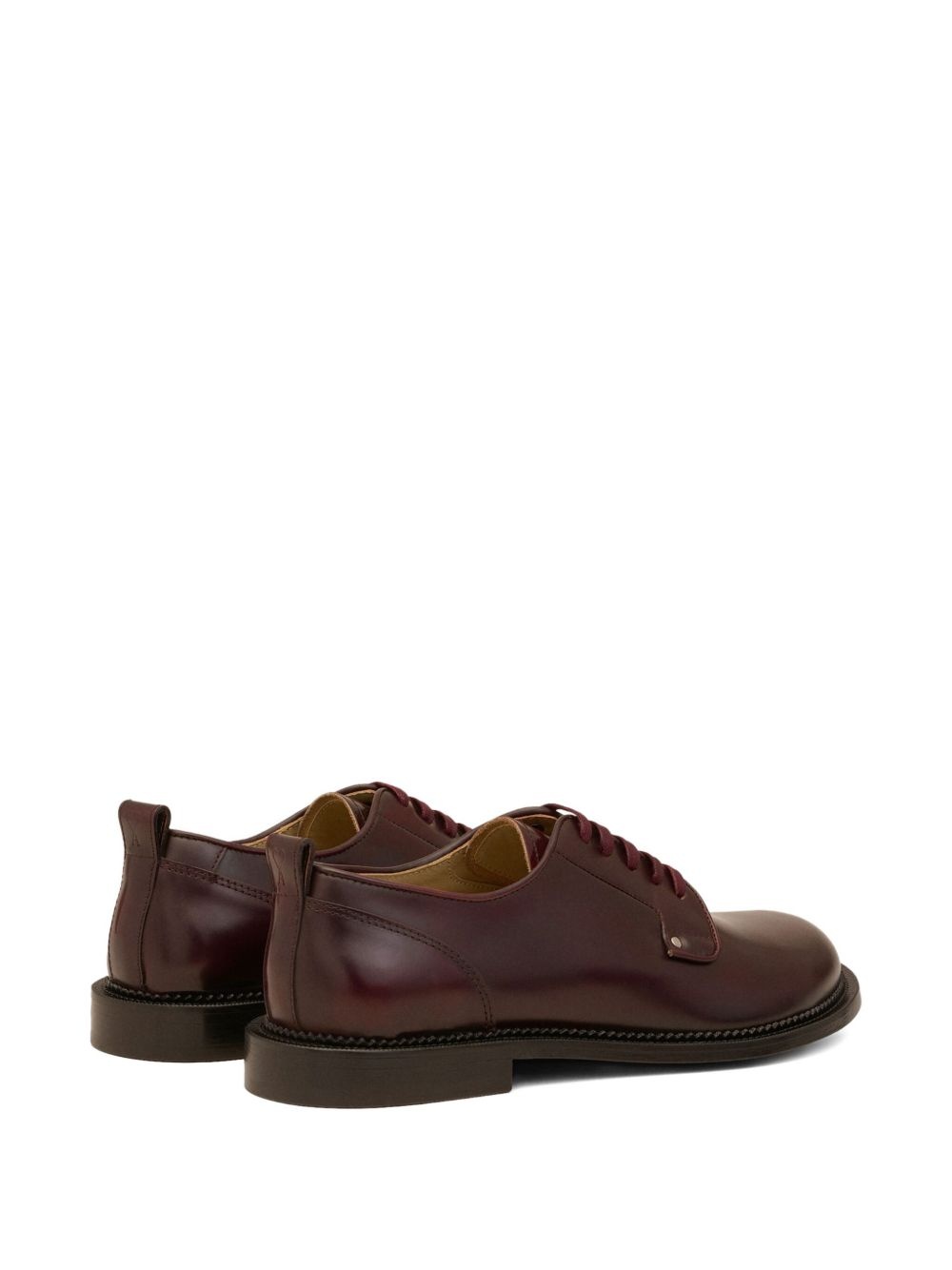 leather derby shoes - 3