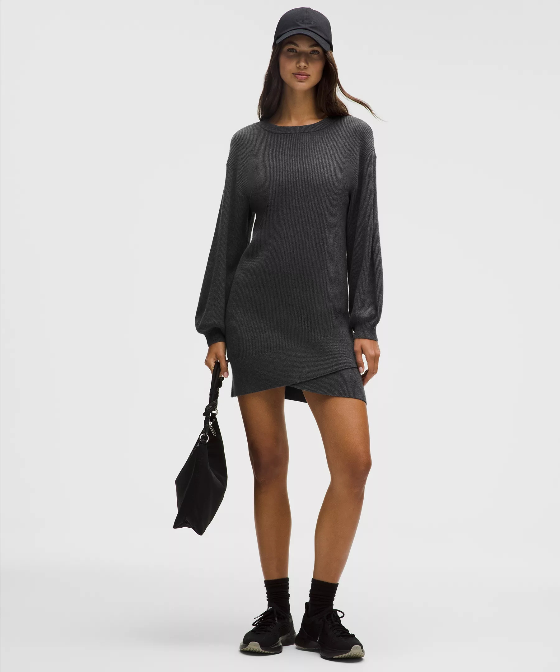 Reversible Crossover Cotton-Blend Dress - 1