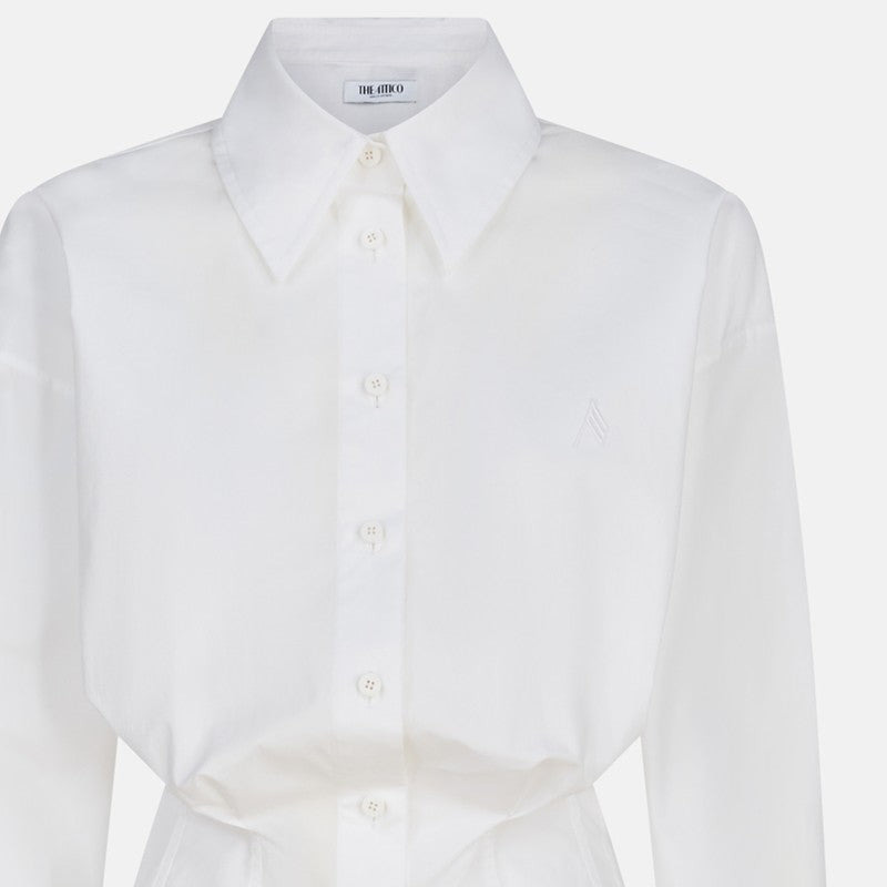 The Attico White Cotton Shirt Women - 2