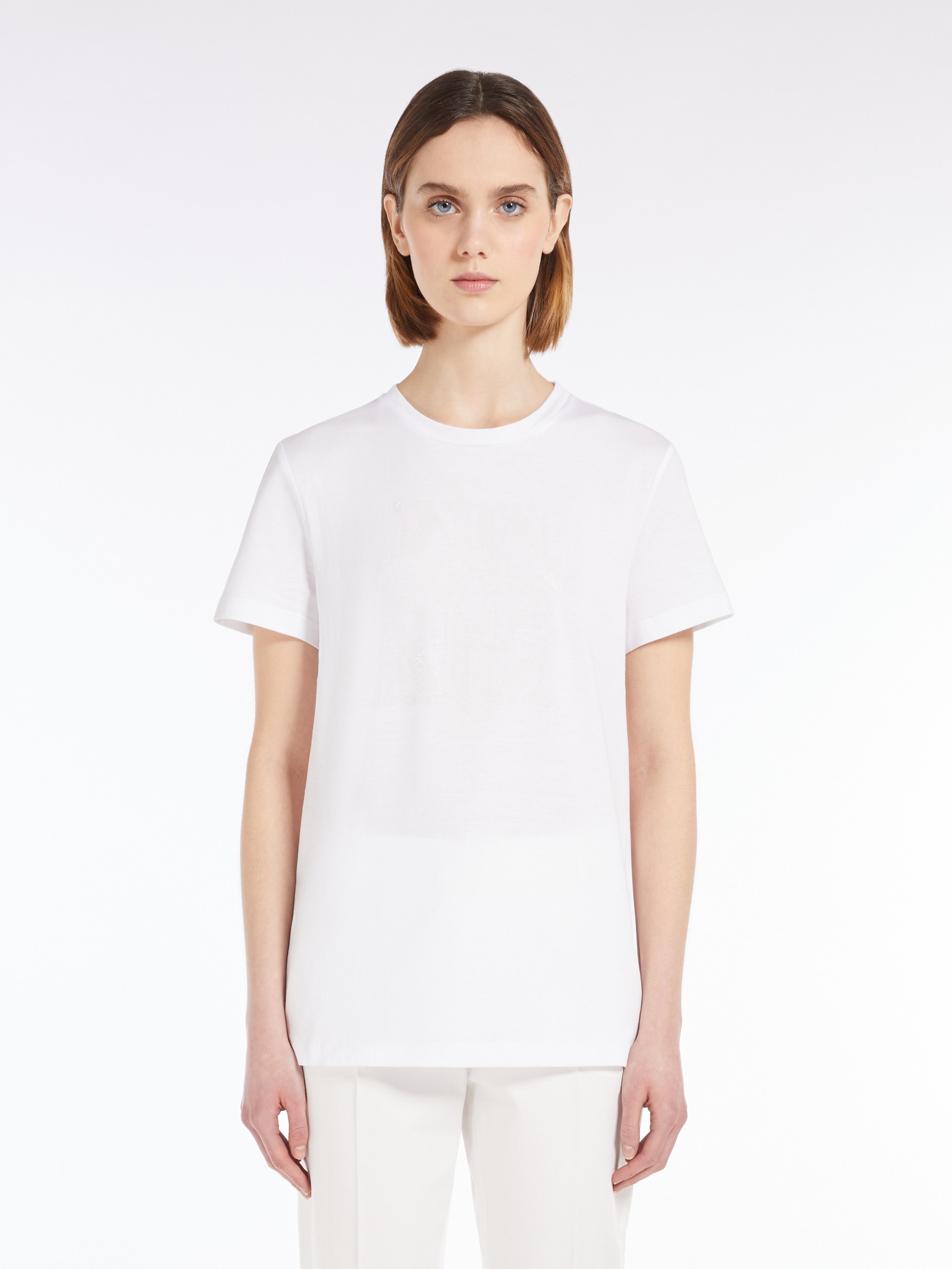 Max Mara GIOVANE MaxMarabesque cotton T-shirt | maxmara