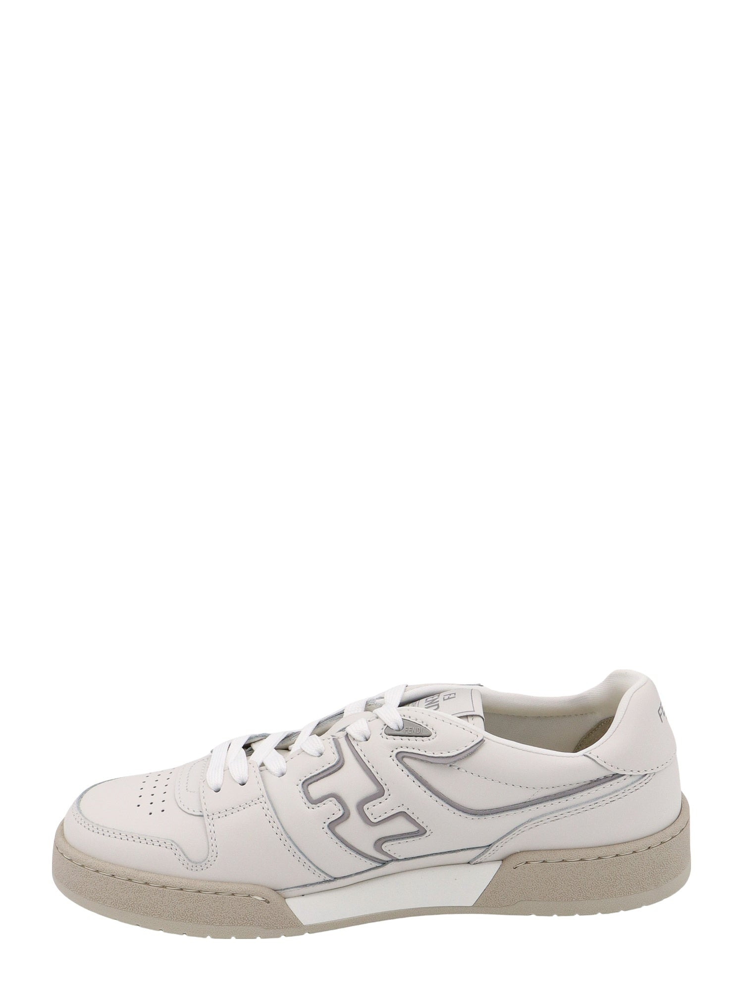 Leather Sneakers With Ff Lateral Logo - 2