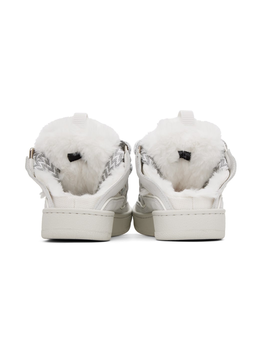 White Curb Slip-On Sneakers - 2