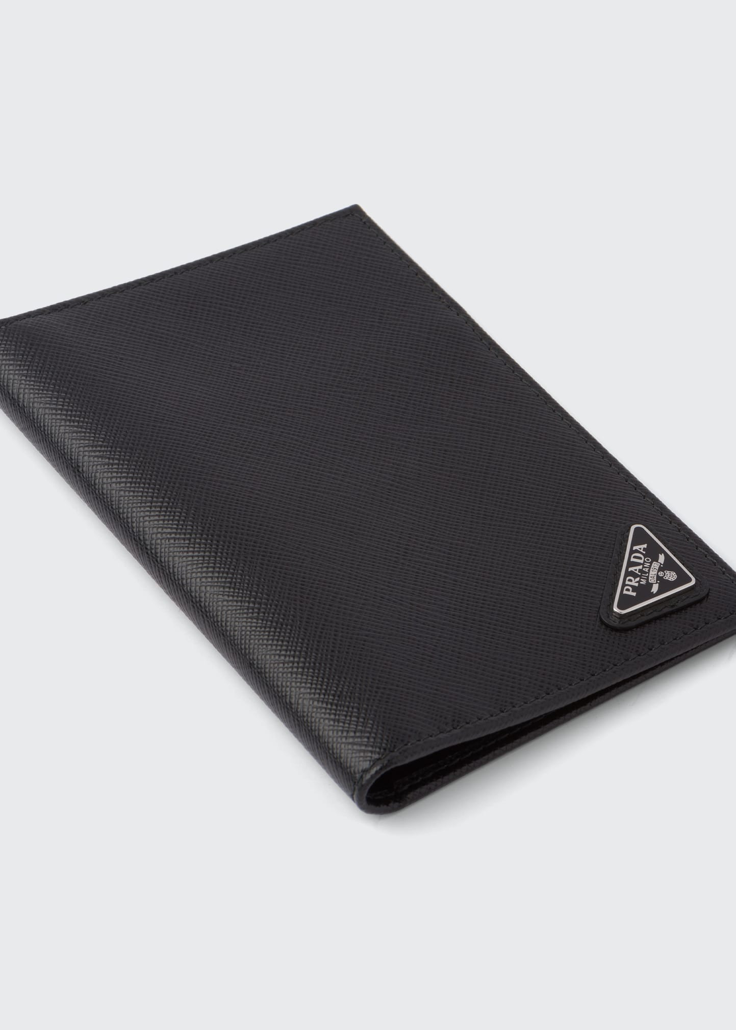 Men's Saffiano Leather Passport Cover - 5