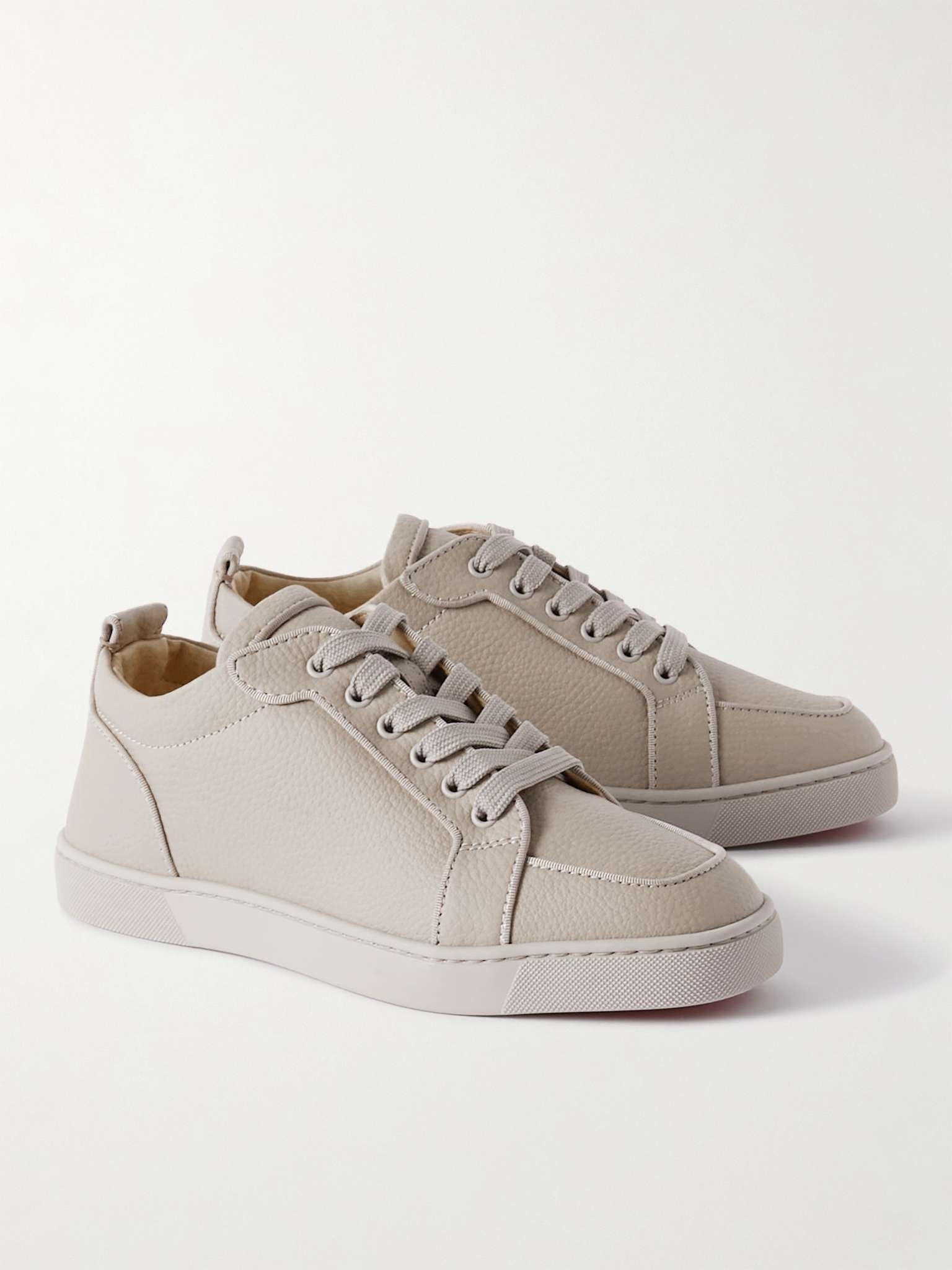 Rantulow Orlato Grosgrain-Trimmed Full-Grain Leather Sneakers - 4