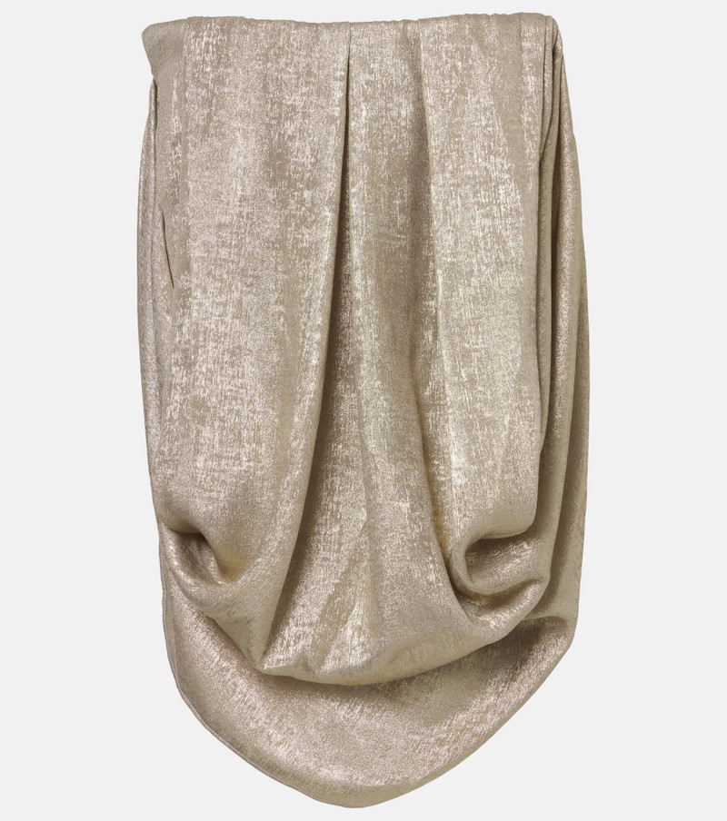 Zeal draped lamé 상단 - 1
