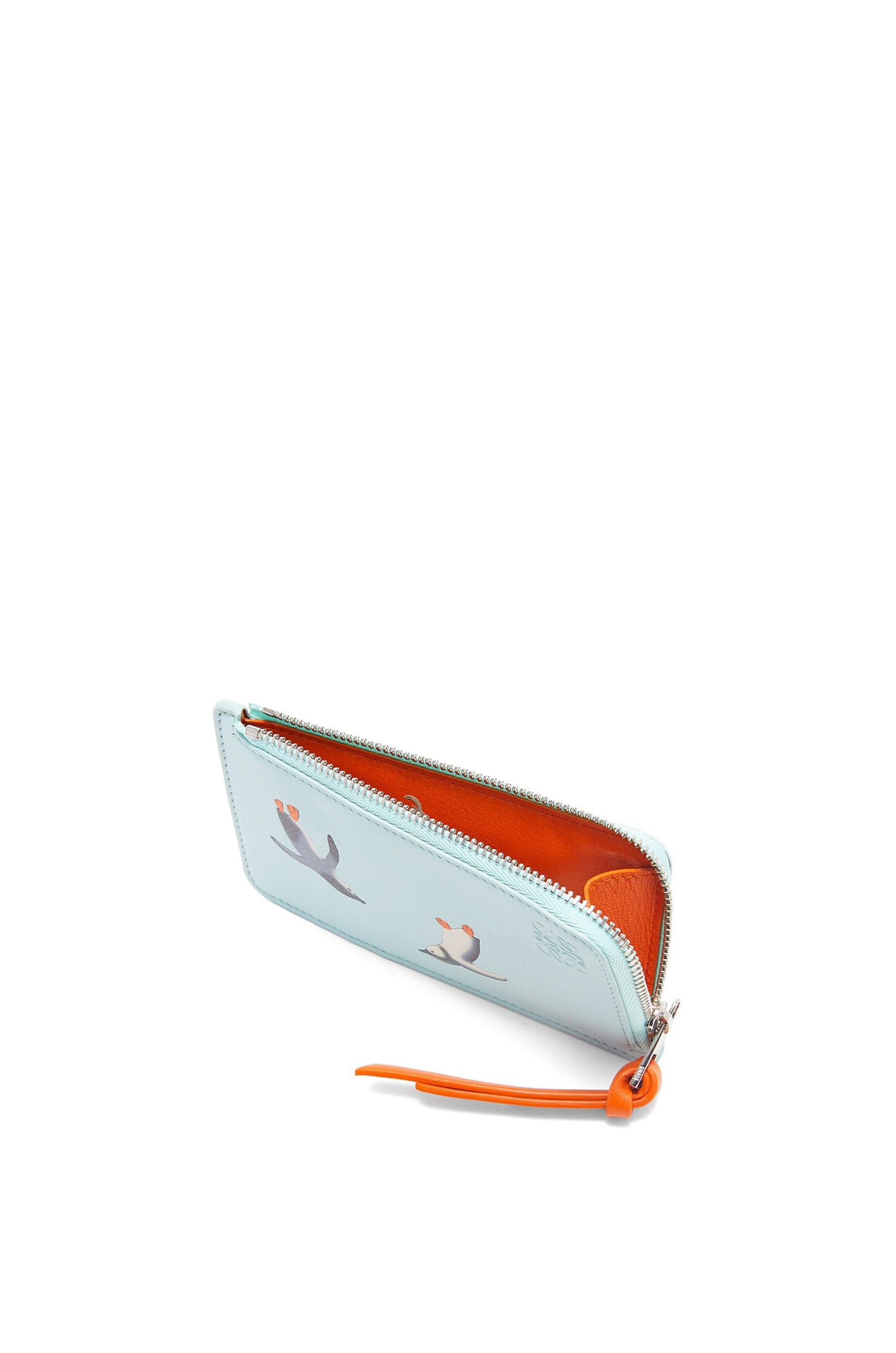 Penguin coin cardholder in satin calfskin - 3