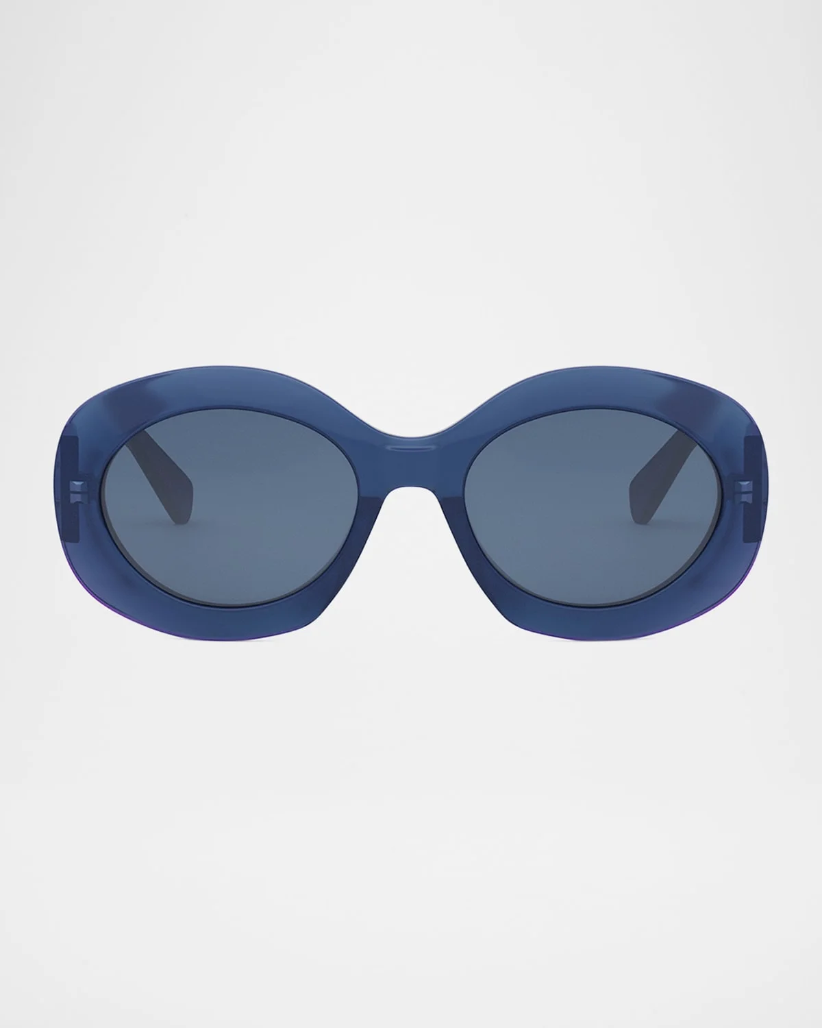 Triomphe Round Acetate Sunglasses - 1