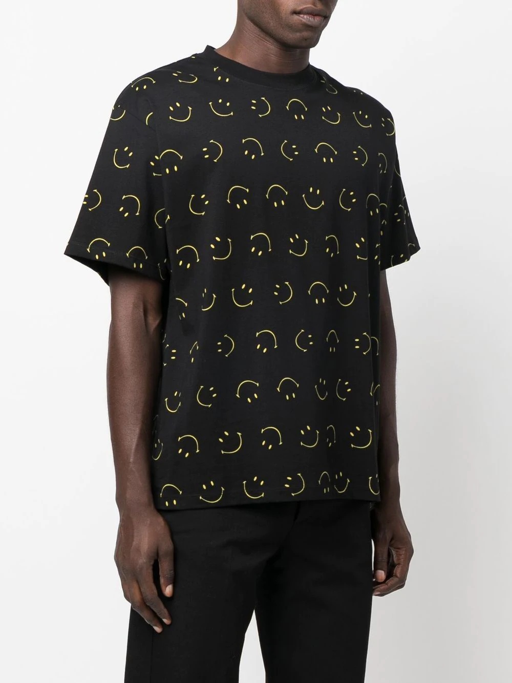 smiley-print T-shirt - 3