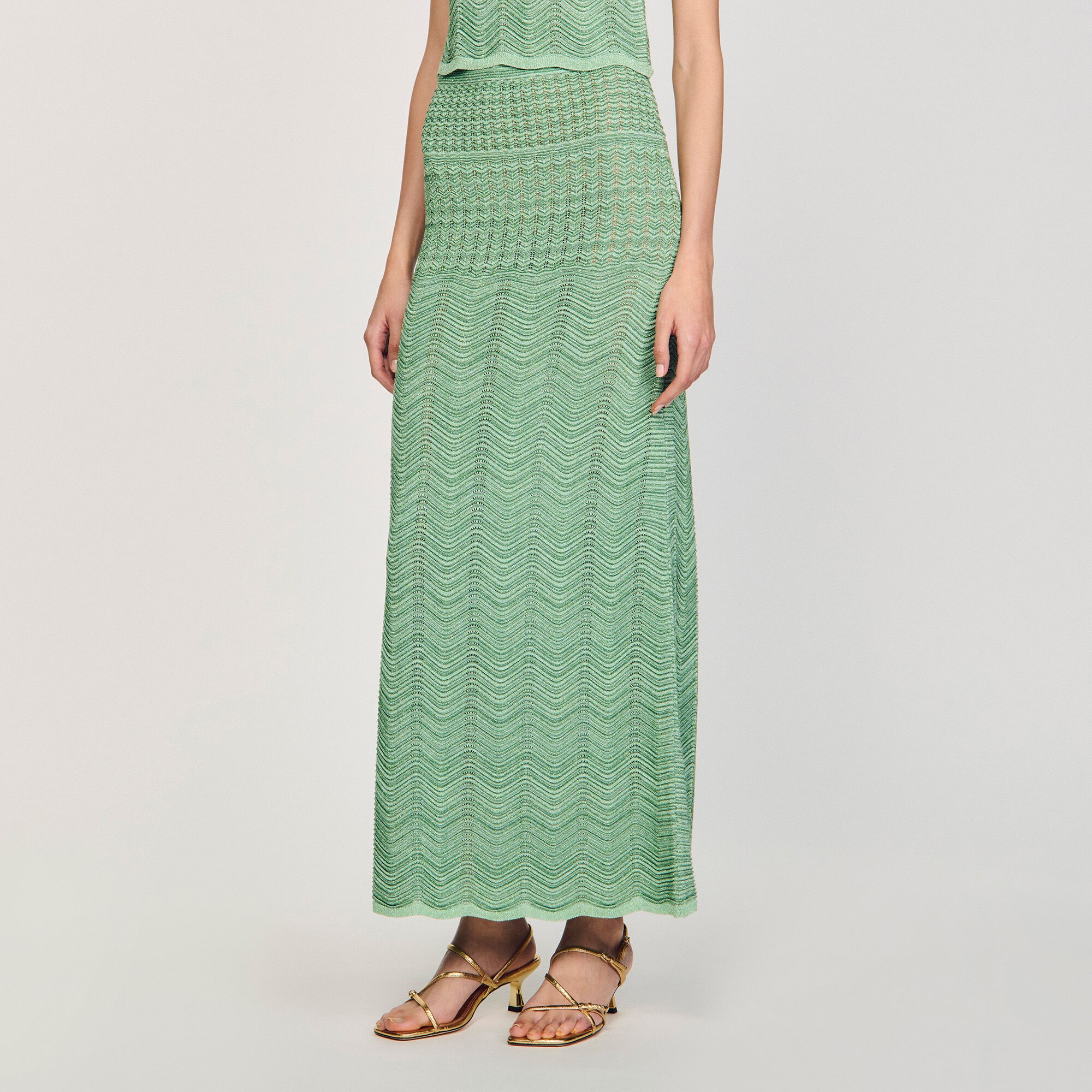 MAXI KNIT SKIRT - 4
