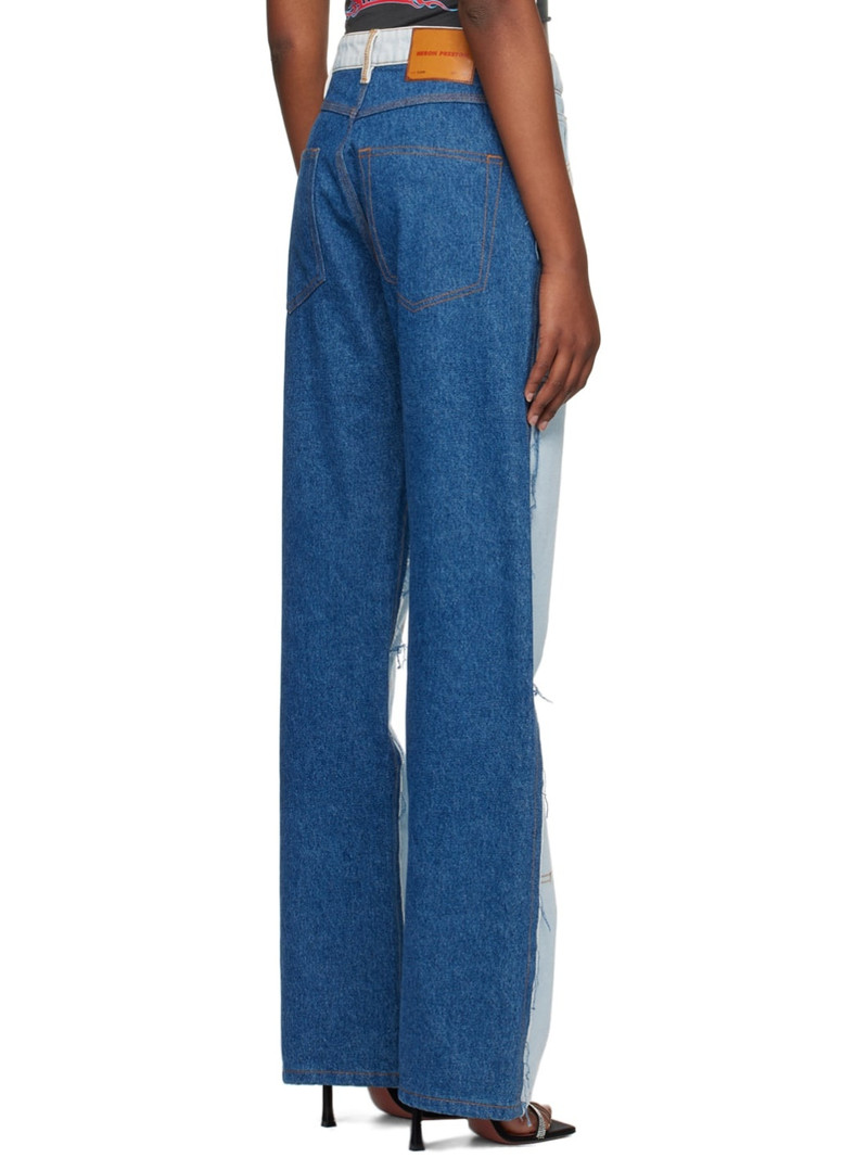 Blue Washed Insideout Carpenter Jeans 3