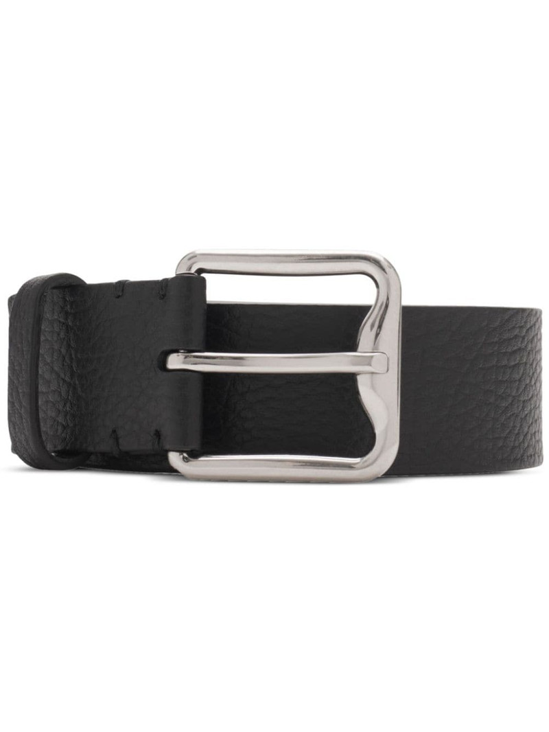 B Buckle Shield leather belt 1