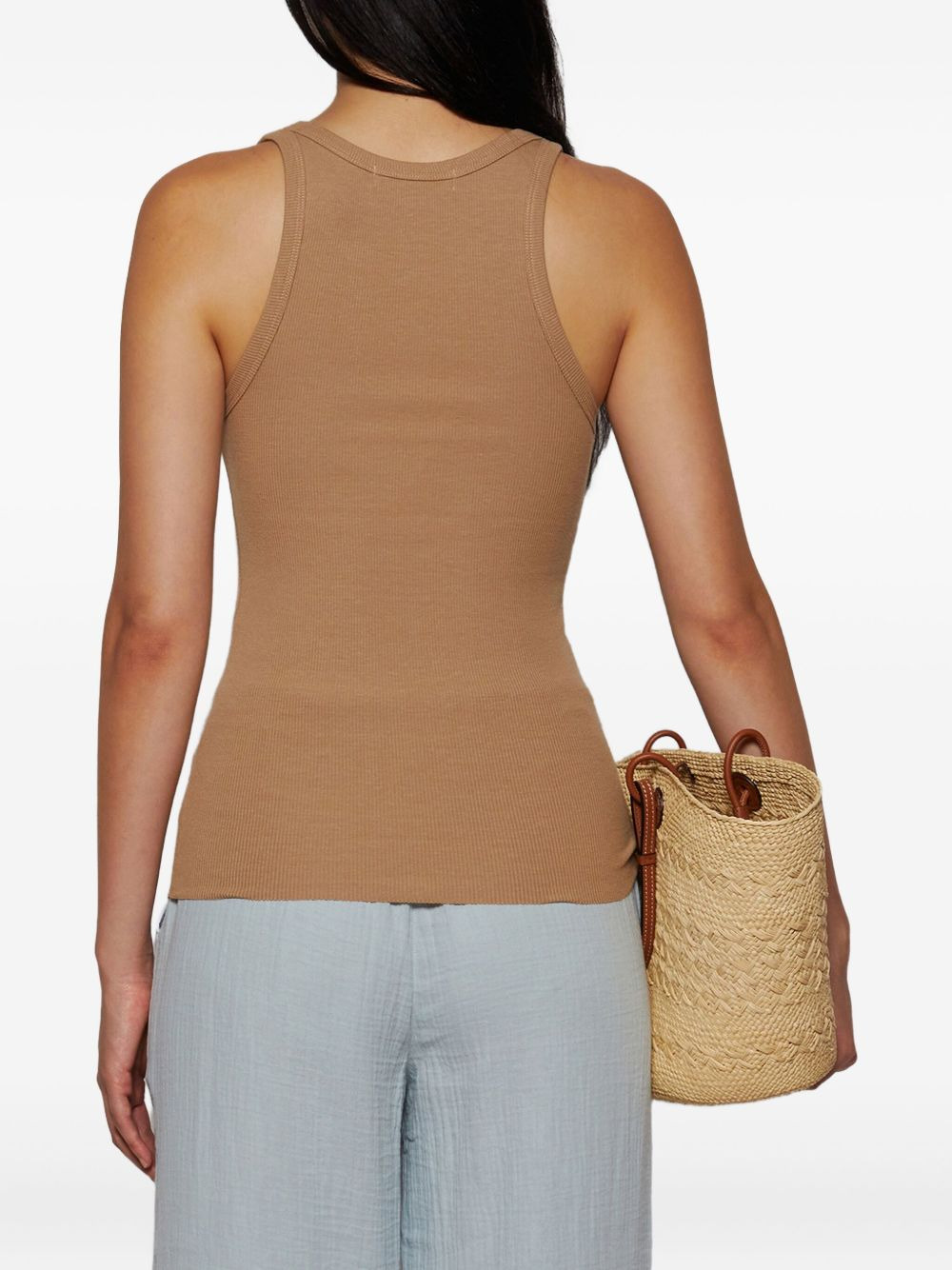 ribbed high-neck tank top - 5