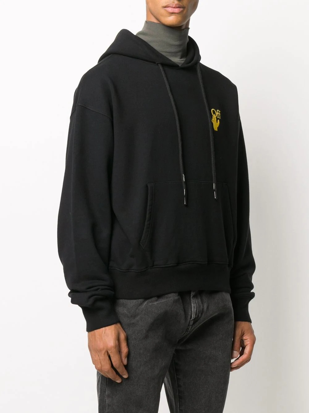 graphic print hoodie - 4