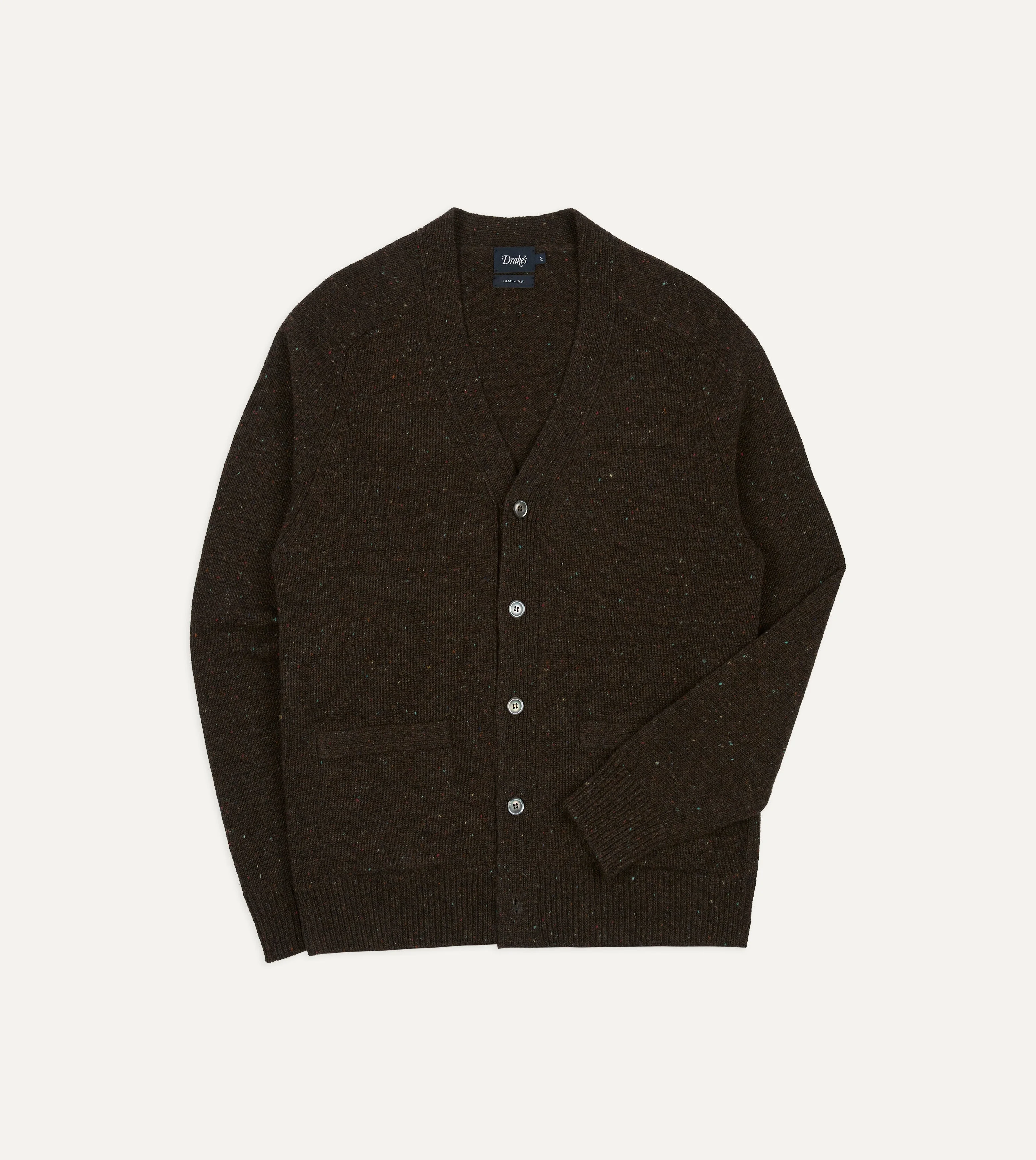 Brown Donegal 6 Button Cardigan - 1