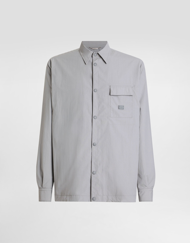 Technical fabric jacket with tag 1