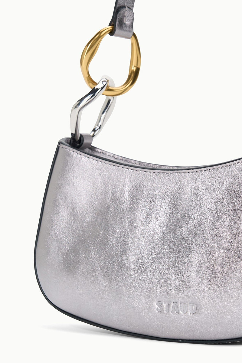 STAUD OLLIE BAG PEWTER 4