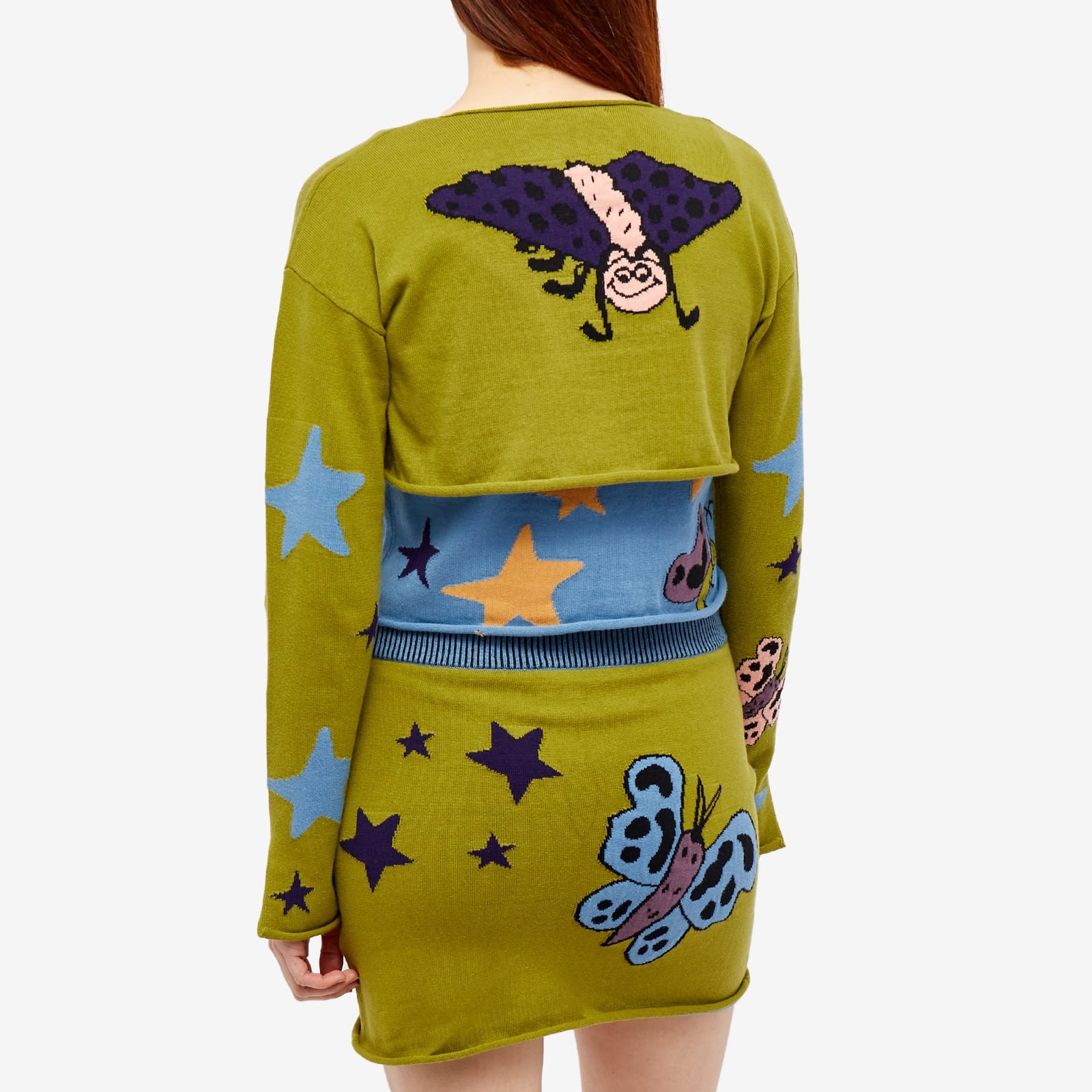 Brain Dead Buggin' Out Neppy Bolero Sleeve Cardigan - 3