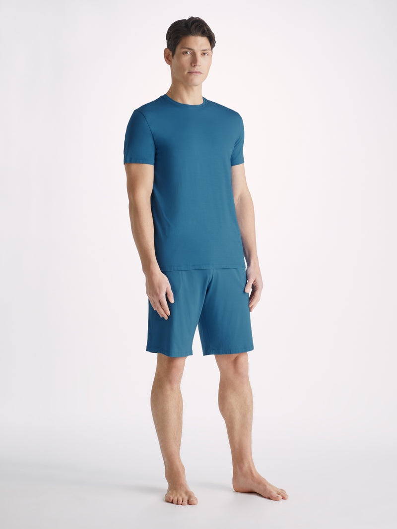 Men's T-Shirt Basel Micro Modal Stretch Ocean - 3