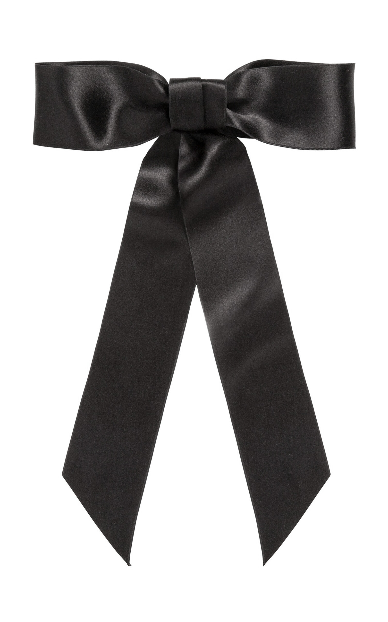 Virginia Silk Bow Hair Clip black - 1