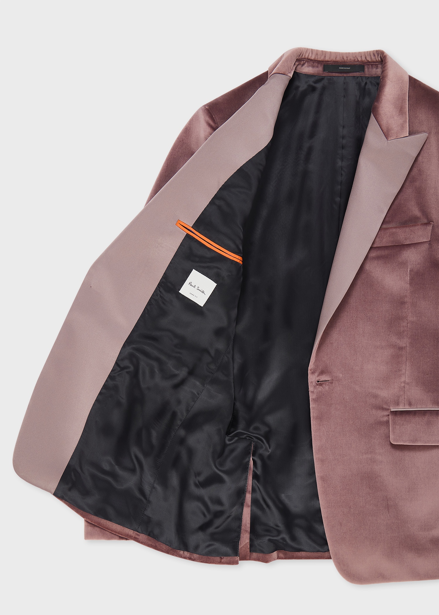 The Soho - Tailored-Fit Lilac Velvet Evening Suit - 4