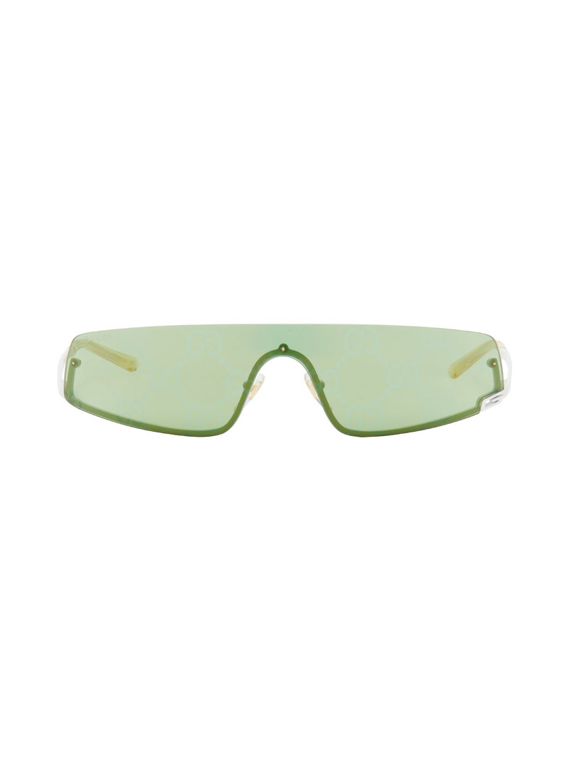 White Mask-Shaped Sunglasses 1