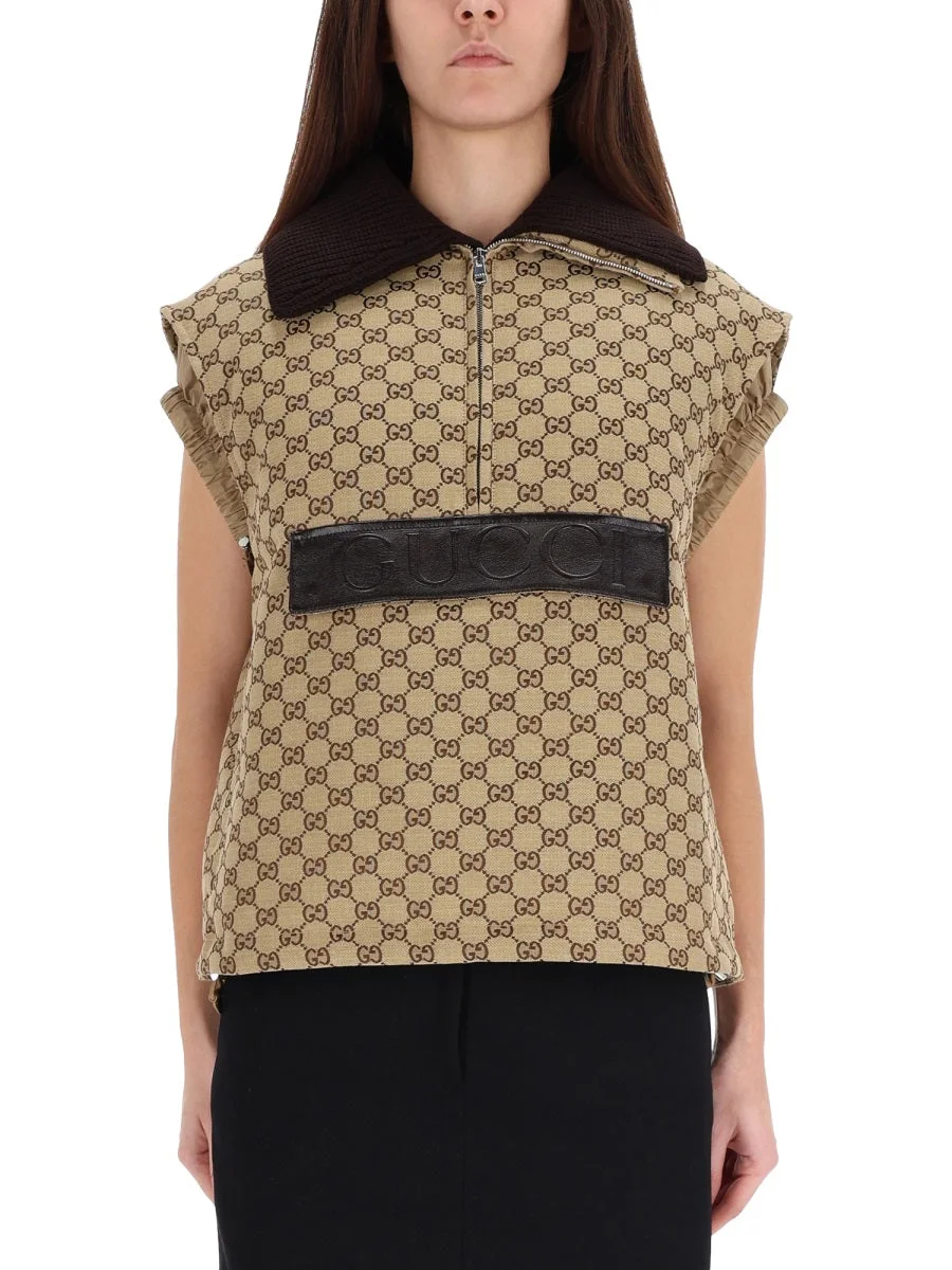 Gucci Women Vest With Leather Label - 1