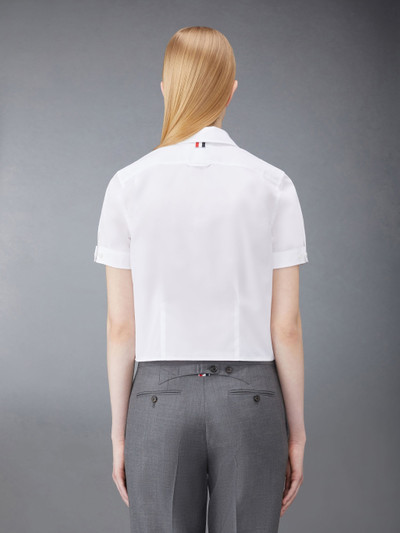 Thom Browne cropped short-sleeve shirt outlook