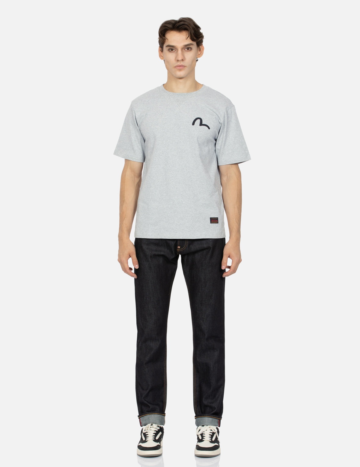 Seagull Print Carrot Fit Denim Jeans #2017 - 6