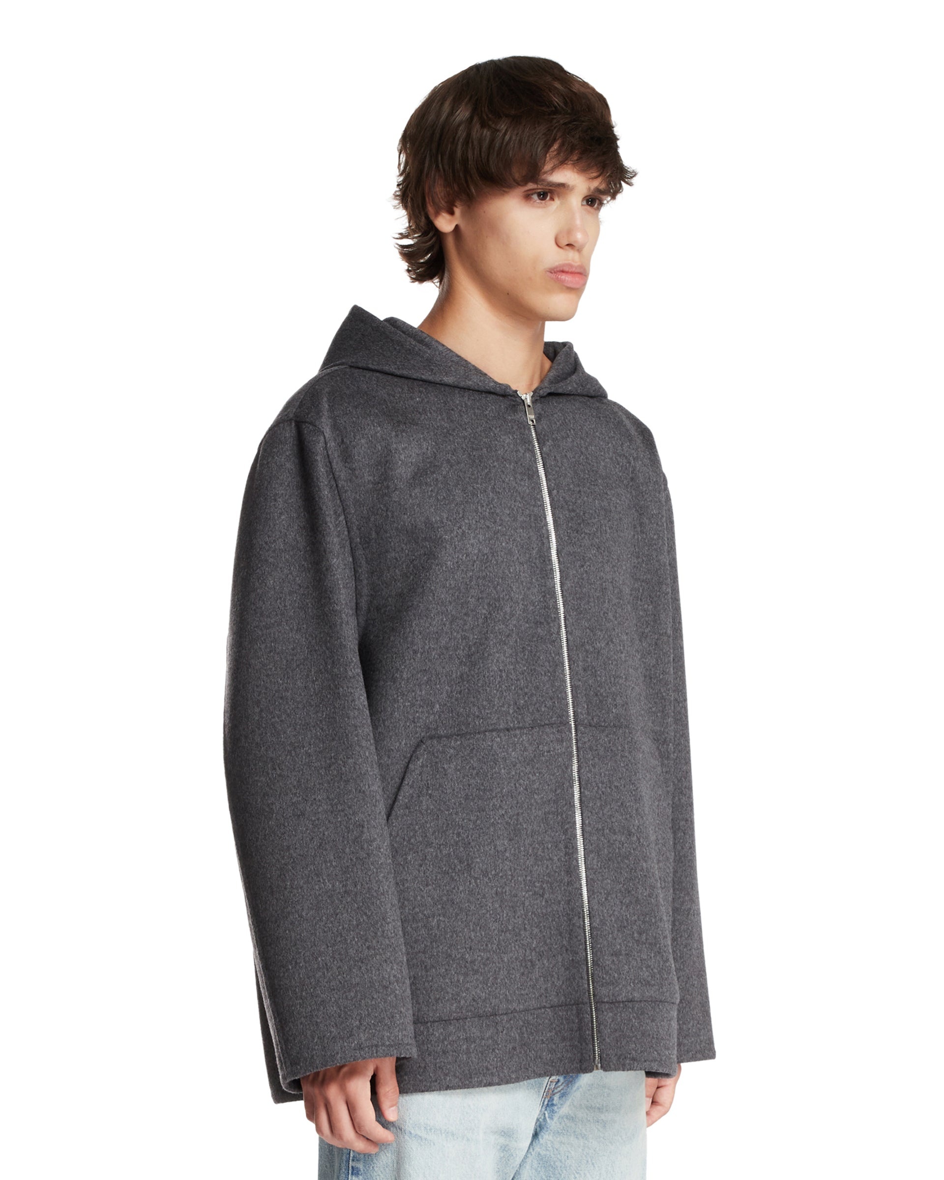 Gray Double Face Blouson - 4