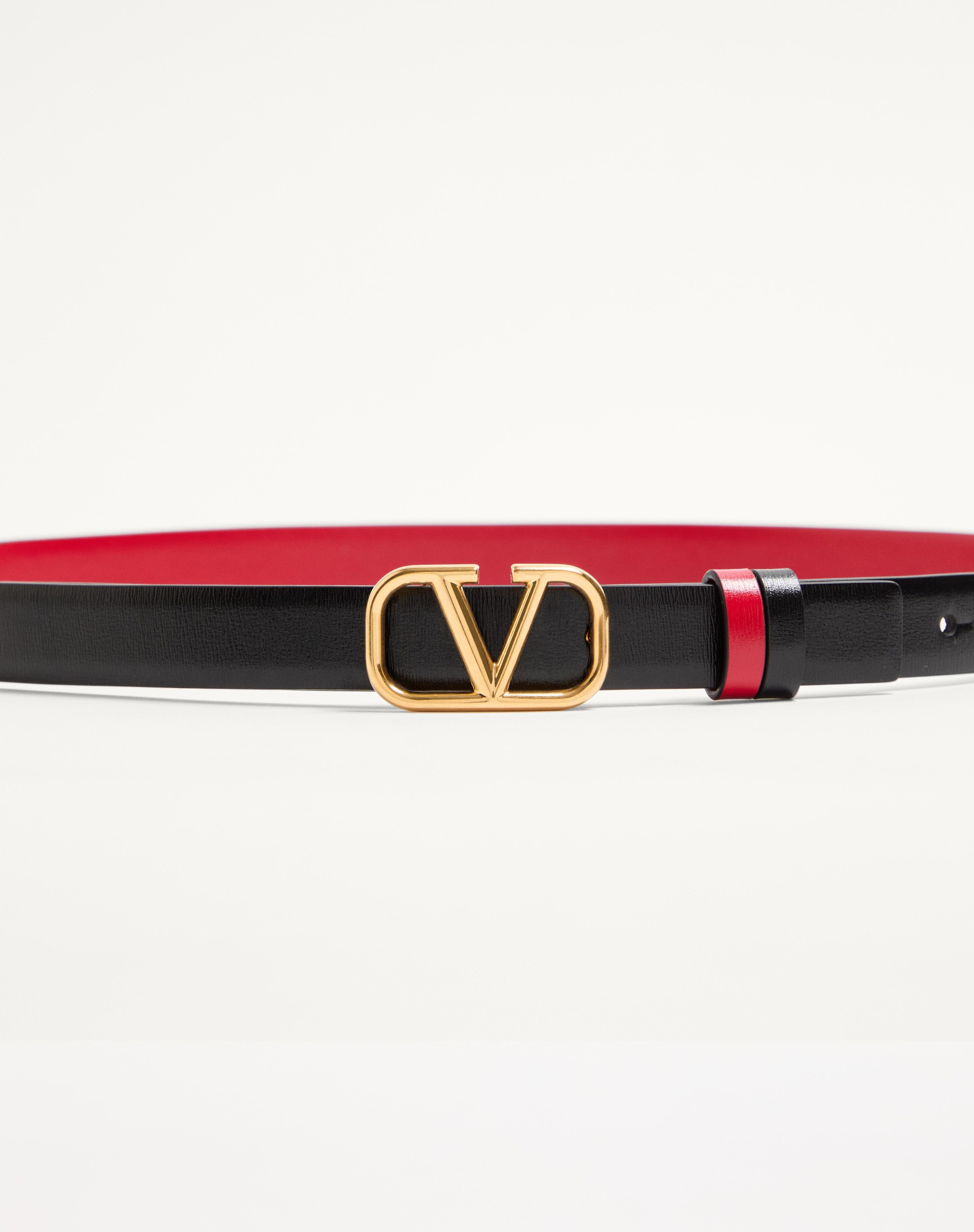 REVERSIBLE VLOGO SIGNATURE BELT IN GLOSSY CALFSKIN 20 MM - 3