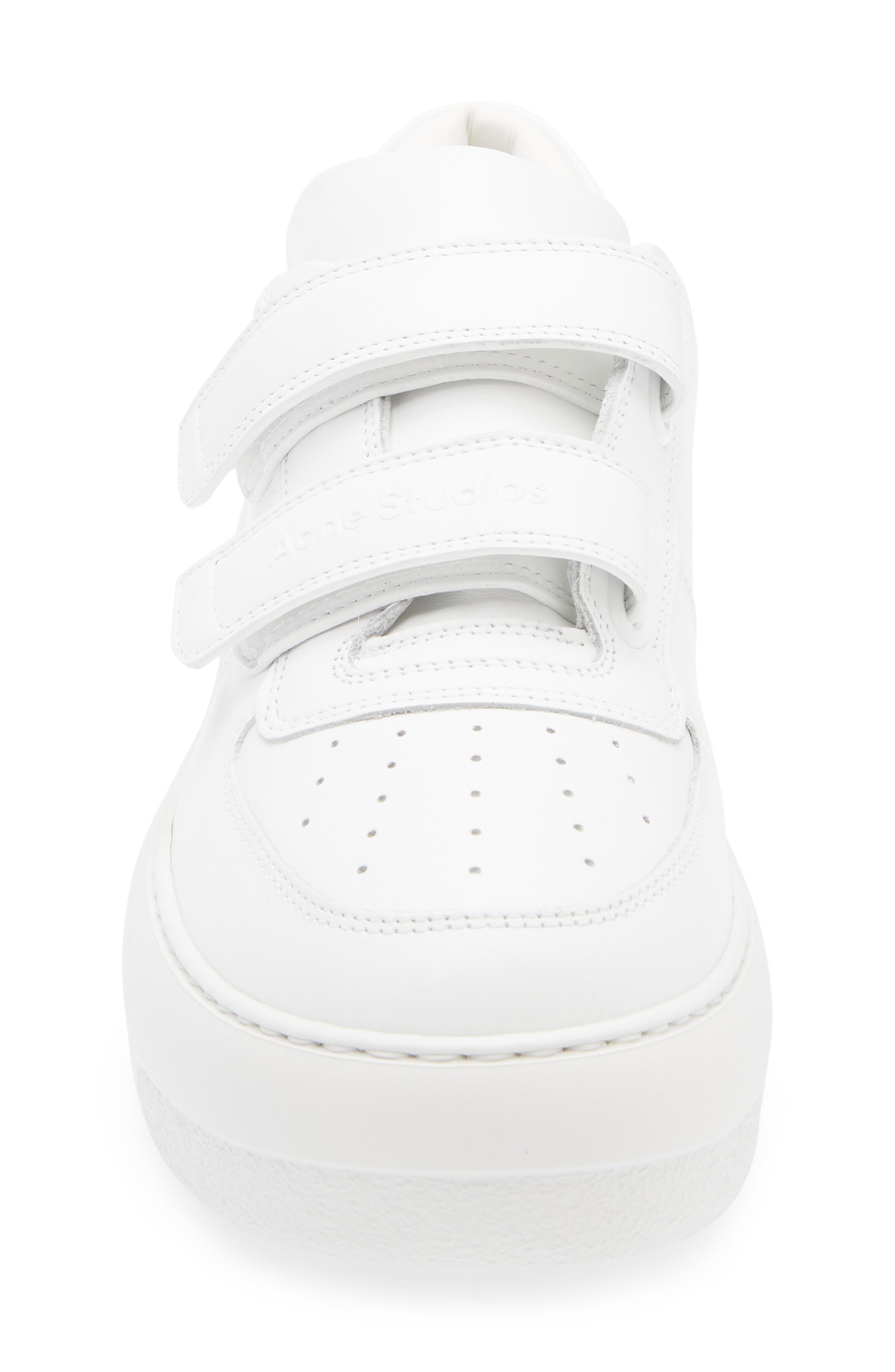 Acne Studios Steffey U Friend Platform Sneaker in Optic White/Optic White at Nordstrom - 4
