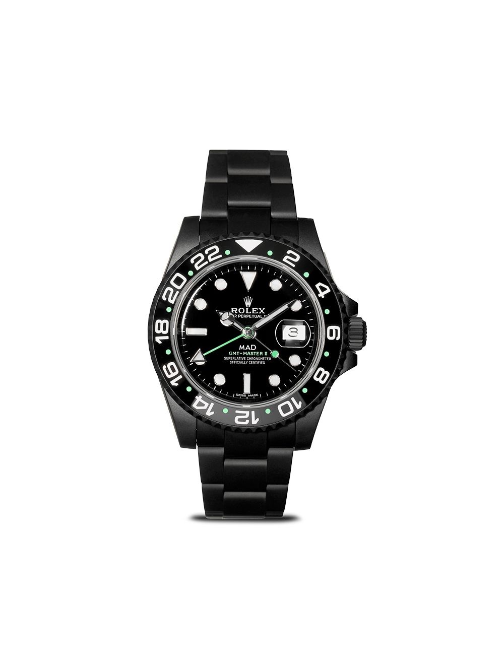 customised pre-owned Rolex GMT Master II 40mm - 1