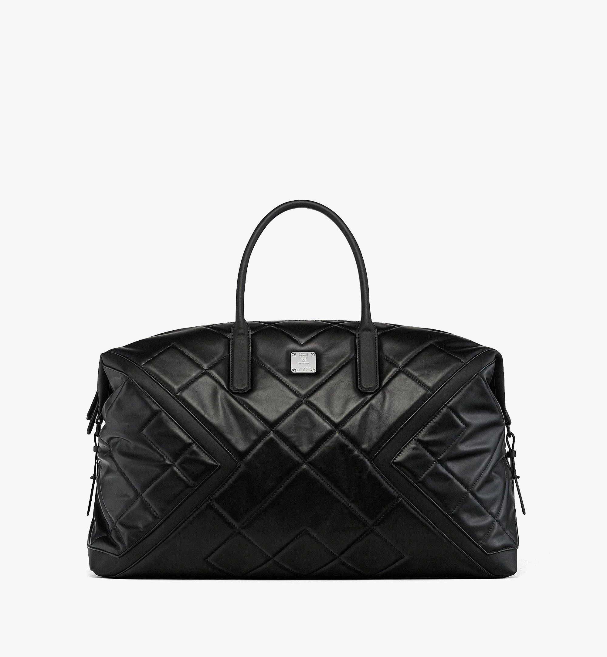 Ottomar Weekender in Diamond Quilted Leather - 1