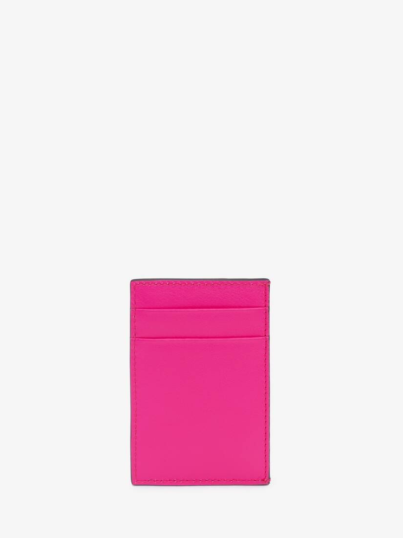 Mcqueen Graffiti Card Holder in Bobby Pink - 3