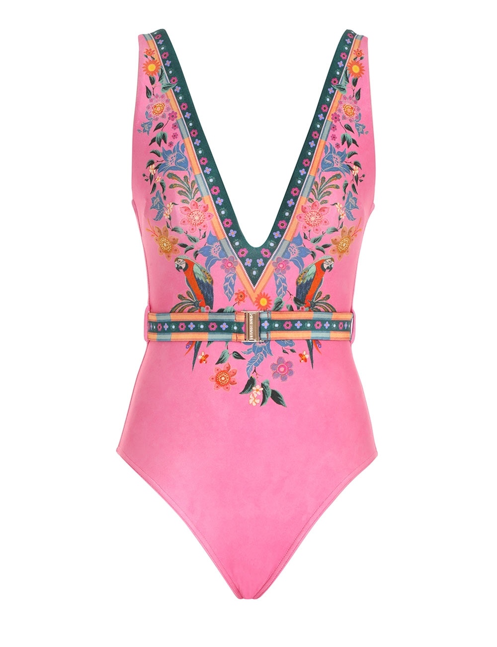 GINGER BELTED PLUNGE 1PC - 1