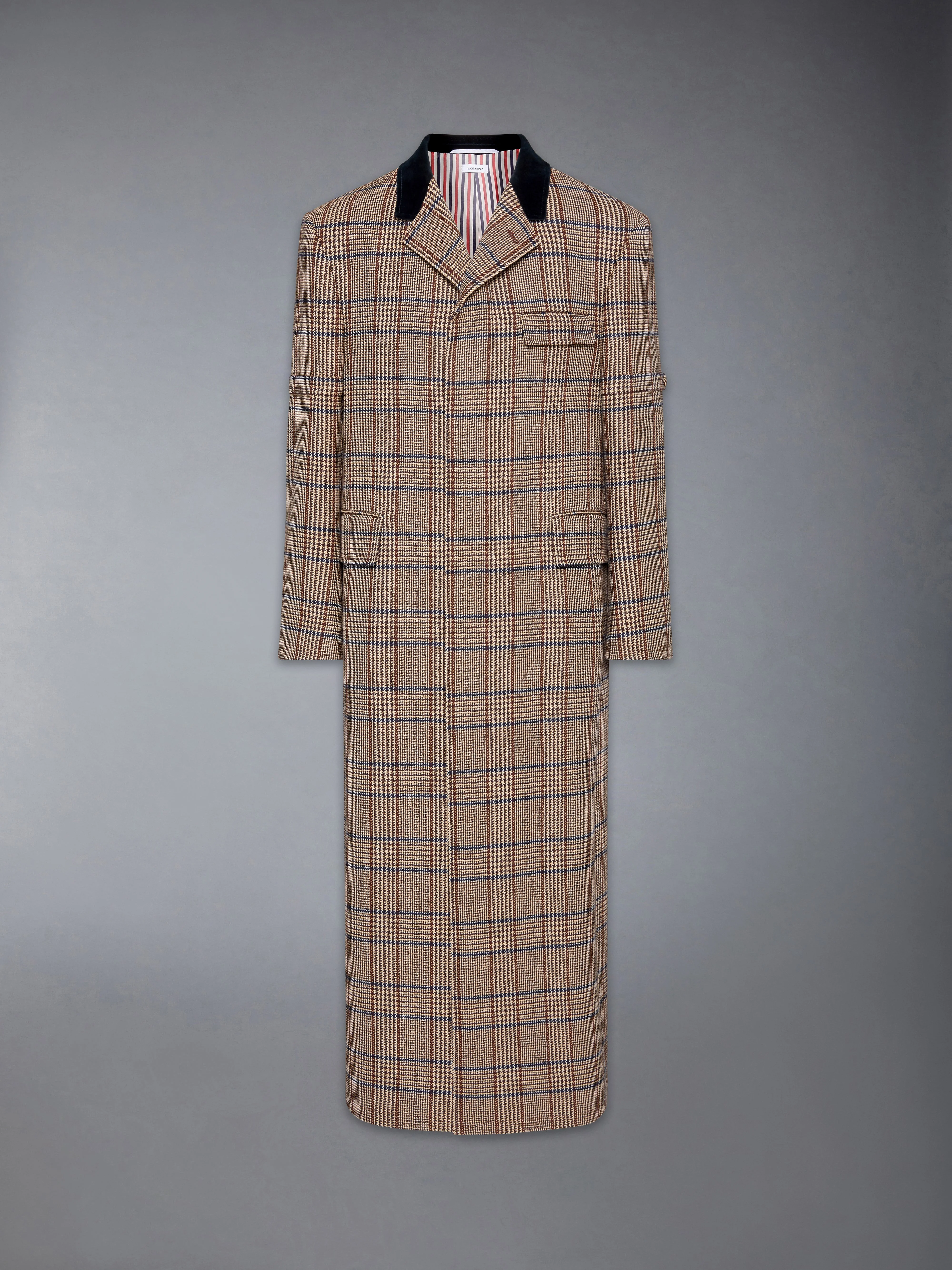 HUNTING TWEED CHESTERFIELD COAT - 1