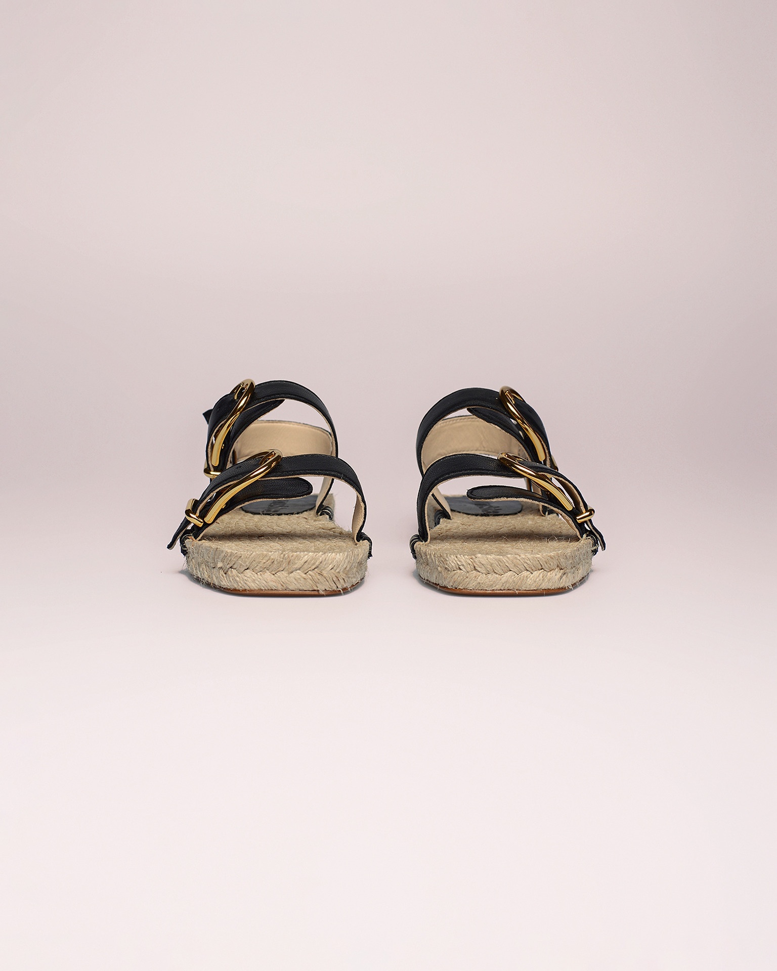 MUNGA - Lamb nappa sandals - Black - 2