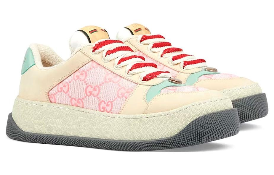 (WMNS) Gucci Screener Sneaker 'GG Monogram Beige Pink' 750633-FAB4C-5644 - 3